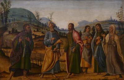Saint Clement Finds His Family by Bernardino Fungai