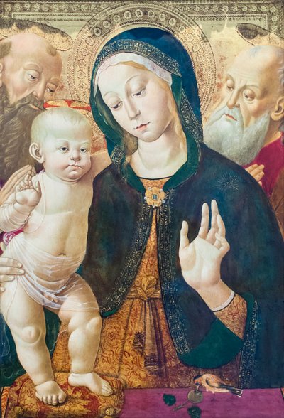 The Virgin and Child with Two Saints by Bernardino Fungai