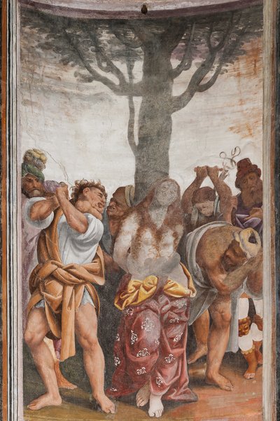 The Martyrdom of Saint Catherine (detail) by Bernardino Lanino