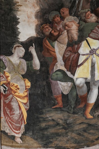 Detail of The Martyrdom of Saint Catherine by Bernardino Lanino