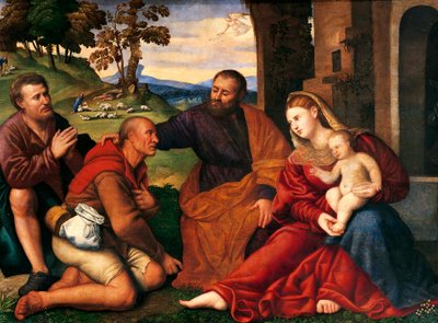 Adoration of Shepherds by Bernardino Licinio