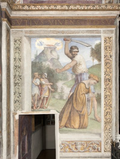 Decapitation of Saint Catherine of Alexandria, Besozzi Chapel by Bernardino Luini