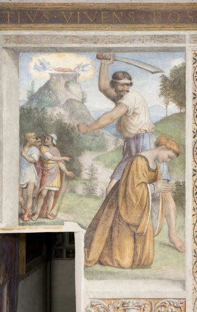 Decapitation of Saint Catherine of Alexandria, Besozzi Chapel by Bernardino Luini