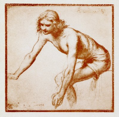 Figure Study of a Young Man by Bernardino Luini