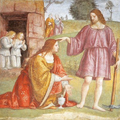 Christ risen appearing to Mary Magdalene by Bernardino Luini