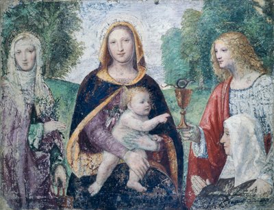 Madonna and Child with Saints by Bernardino Luini