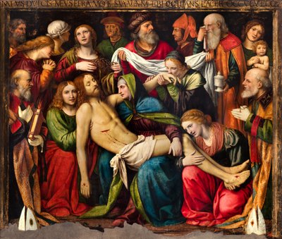 Entombment by Bernardino Luini