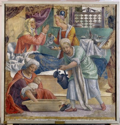 Nativity of the Virgin by Bernardino Luini
