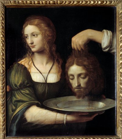 Salome Receiving the Head of Saint John the Baptist by Bernardino Luini