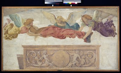 The Body of St. Catherine Carried by Angels by Bernardino Luini