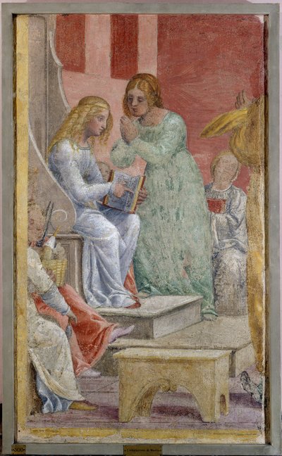 The Childhood of the Virgin Mary at the Temple by Bernardino Luini