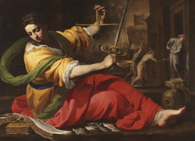 Allegory of Justice by Bernardino Mei