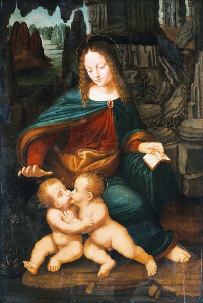 Madonna and Child with the Infant Saint John by Bernardino de Conti