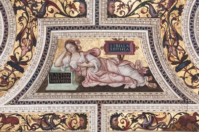 Eritrea Sibyl, Detail of The Sibyls by Bernardino di Betto Pinturicchio