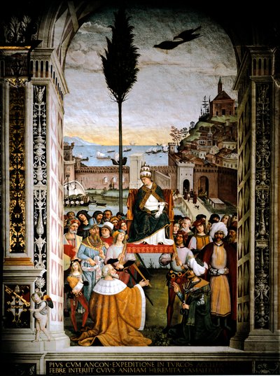Life of Pope Pius II (Enea Silvio Piccolomini) by Bernardino di Betto Pinturicchio
