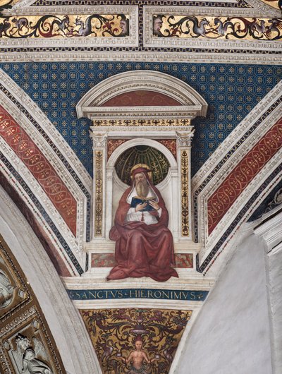 Saint Jerome (detail) by Bernardino di Betto Pinturicchio