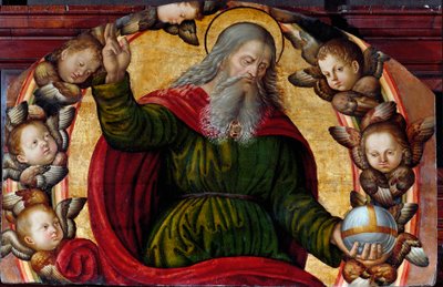 The Eternal Father and the Cherubim by Bernardino di Betto Pinturicchio