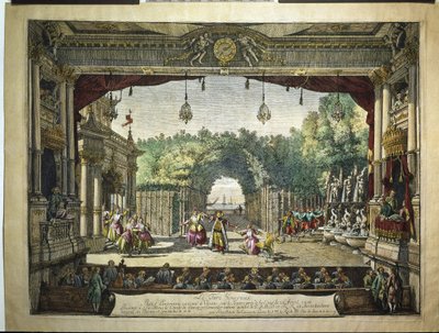Ballet Le Turc Genereux from Les Indes Galantes by Jean-Philippe Rameau by Bernardo Bellotto