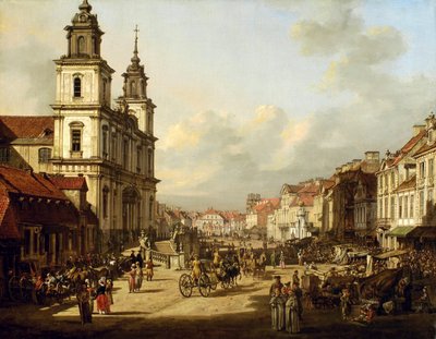 Church of the Holy Cross in Warsaw by Bernardo Bellotto