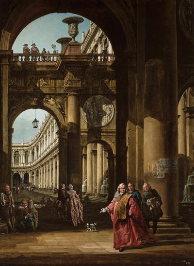 Self-portrait as Venetian ambassador by Bernardo Bellotto