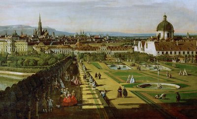 View of Vienna from Belvedere by Bernardo Bellotto
