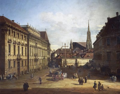 Lobkowitz Square in Vienna by Bernardo Bellotto