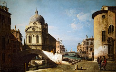 Santa Maria dei Miracoli with part of Santa Maria Nova, Venice by Bernardo Bellotto