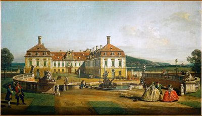 Schlosshof Castle, Austria, Seen from the Gardens by Bernardo Bellotto