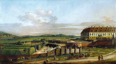 The Castle of Schlosshof seen from north, Between 1758 and 1761 by Bernardo Bellotto