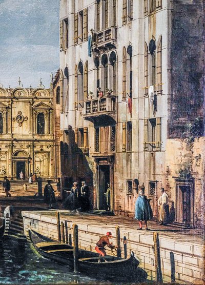 The Rio dei Mendicanti and the Scuola di San Marco by Bernardo Bellotto