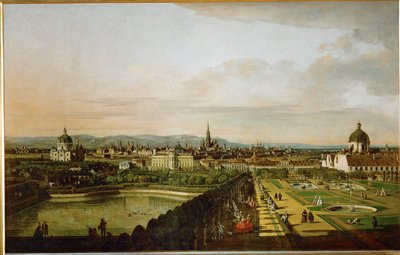 Vienna Seen from the Belvedere by Bernardo Bellotto