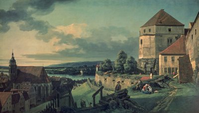 View from the Castle (View of Pirna) by Bernardo Bellotto