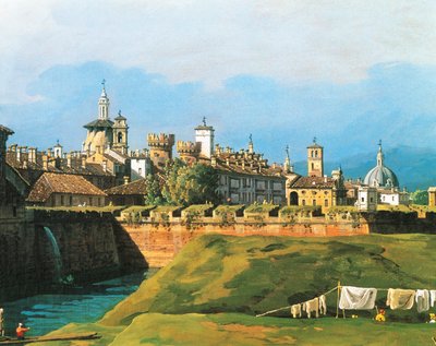 View of Turin from the side of the Royal Garden by Bernardo Bellotto