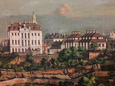 View of Warsaw from the Royal Castle (detail) by Bernardo Bellotto