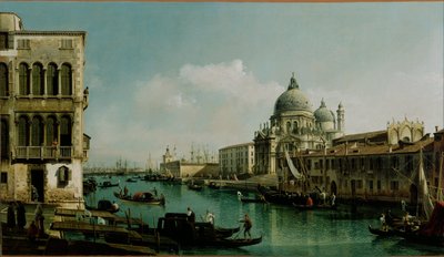 View of the Grand Canal: Santa Maria della Salute and the Dogana from Campo Santa Maria Zobenigo by Bernardo Bellotto