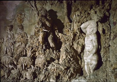 Internal View of the Cave of Boboli (detail) by Bernardo Buontalenti