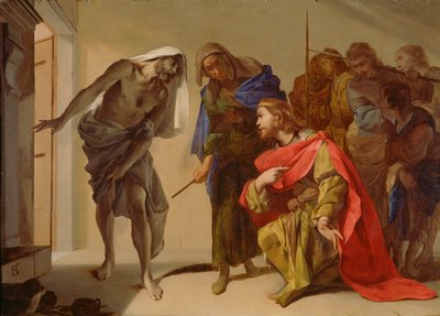 The Shade of Samuel Invoked by Saul by Bernardo Cavallino