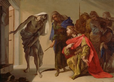The Shade of Samuel Invoked by Saul by Bernardo Cavallino