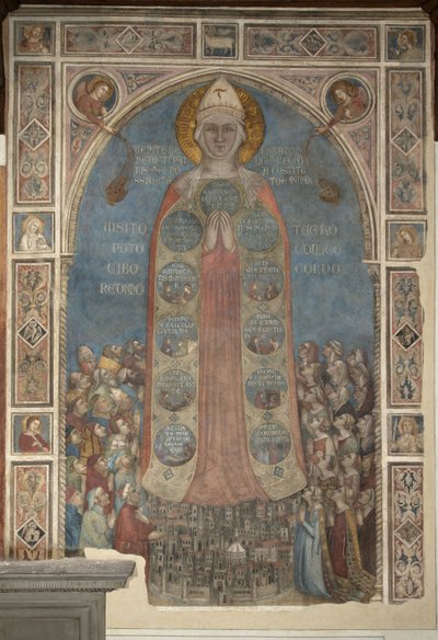 Madonna of Mercy, 1342 by Bernardo Daddi