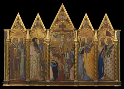 Polyptych with the Crucifixion by Bernardo Daddi