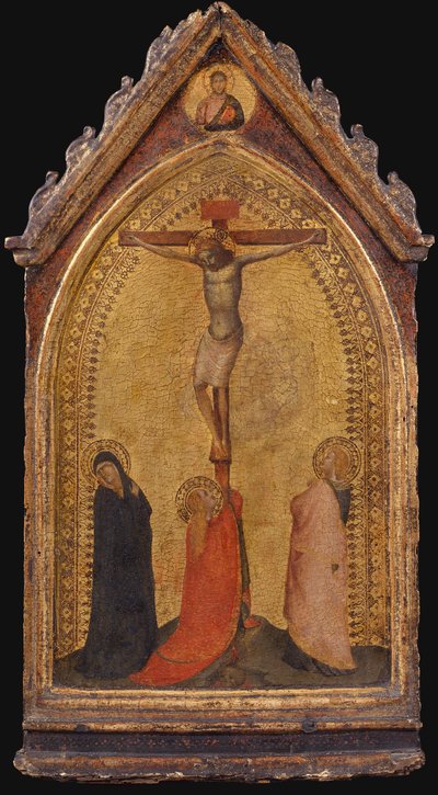 The Crucifixion with Mary Magdalen, Madonna and John the Evangelist by Bernardo Daddi