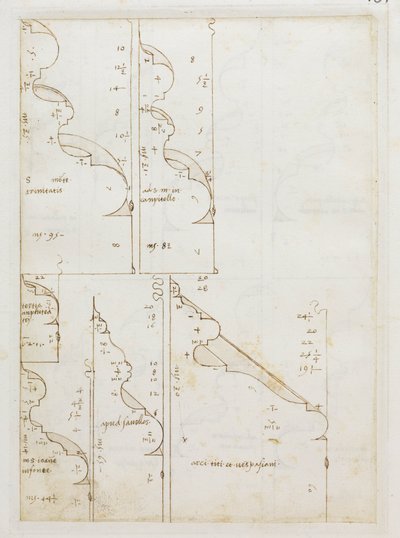 Studies of Various Architectural Monuments in Rome by Bernardo Della Volpaia Bernardo Della Volpaia
