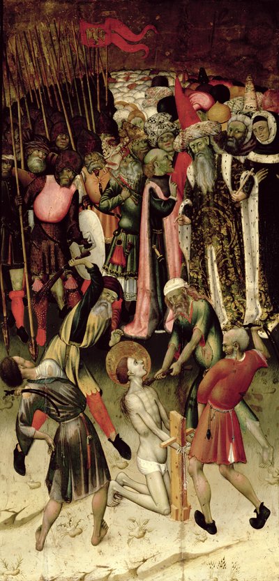 The Persecution of St. George. c.1435 by Bernardo Martorell