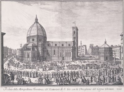 A View of the City of Florence, Plate XXI, from 
