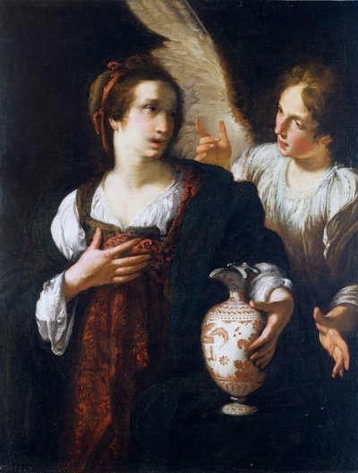 Hagar and the Angel by Bernardo Strozzi