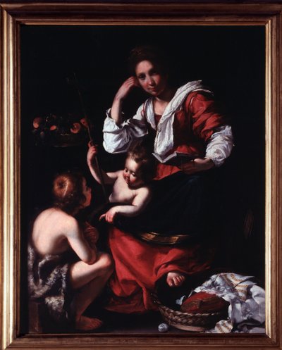 The Holy Family with St. John the Baptist by Bernardo Strozzi