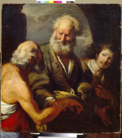 Saint Peter Healing a Paralytic by Bernardo Strozzi