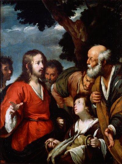 The Miracle of the Five Loaves and Two Fishes by Bernardo Strozzi