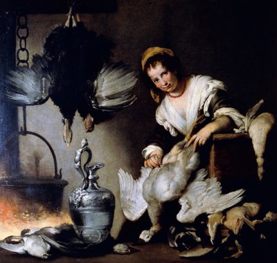 The cook by Bernardo Strozzi