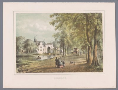 Cityscape of Alkmaar by Bernardus Gerardus ten Berge